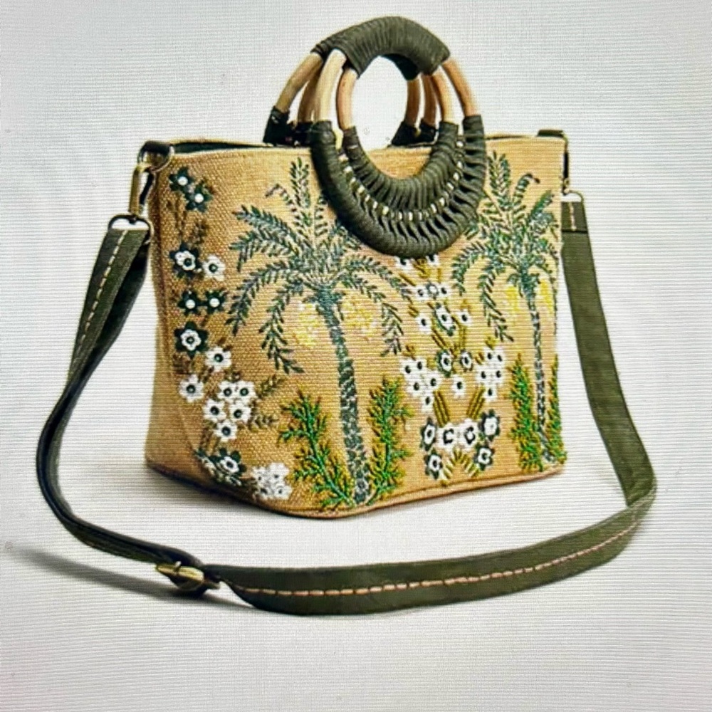 Desert Oasis Palm Tree Tote Bag